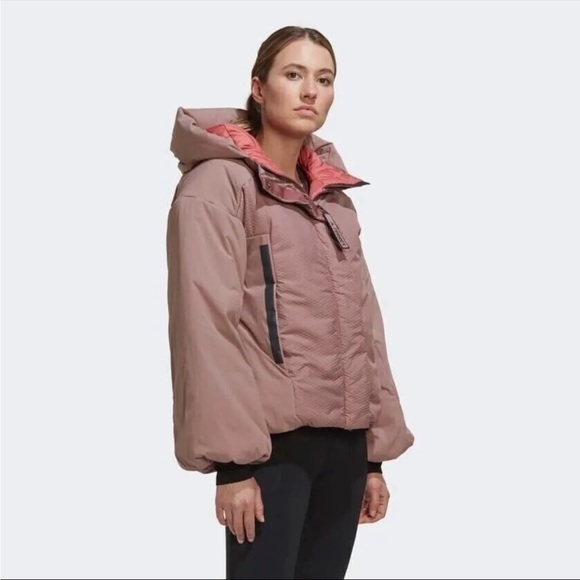 Adidas TERREX MYSHELTER COLD.RDY Down-Fill Jacket Mauve HG3163 Women Size S $350 - Picture 7 of 11
